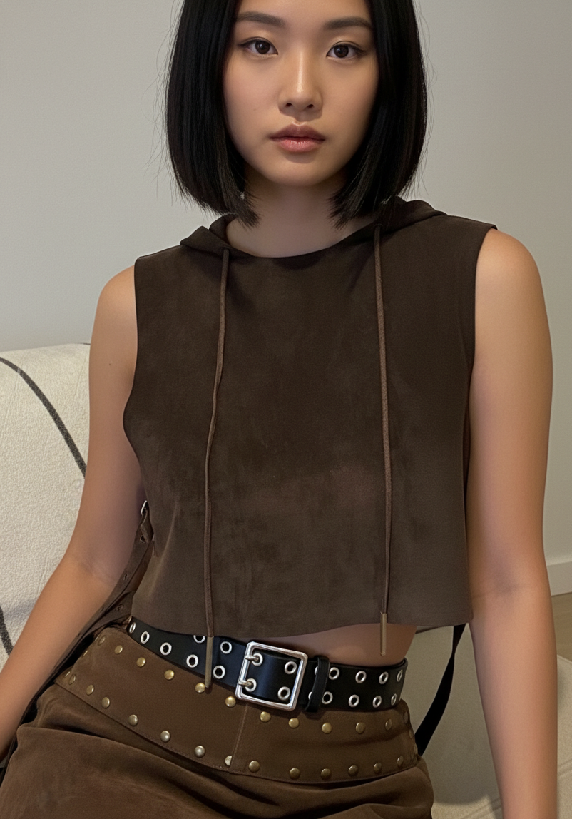 Most Wanted USA – Großhandel Gürtel – Damen – Leder-Gürtel mit doppelten Ösen und silberner quadratischer Schnalle2