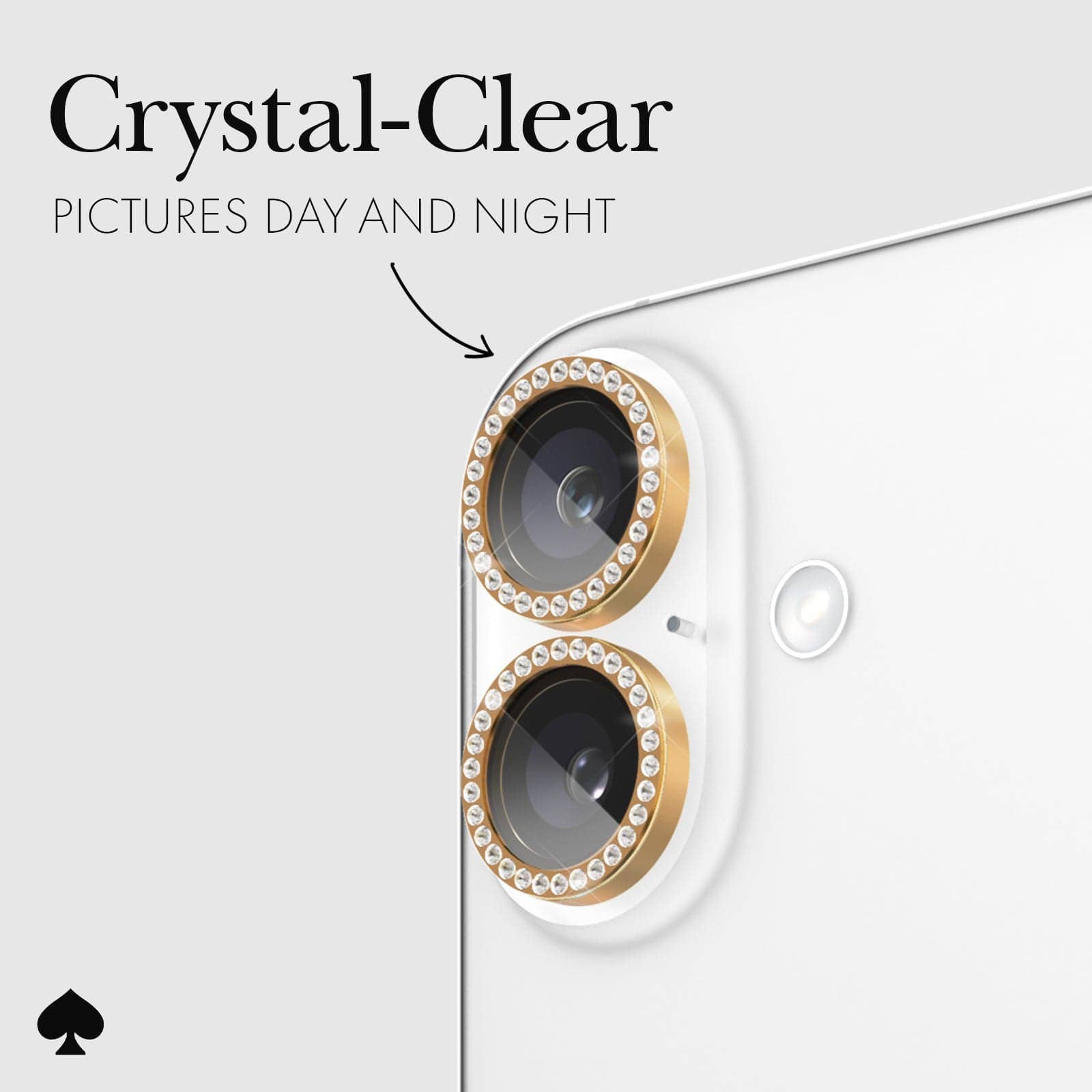 Gold kate spade new york iPhone 16/16 Plus Lens Set in Stone for wholesale on Faire6