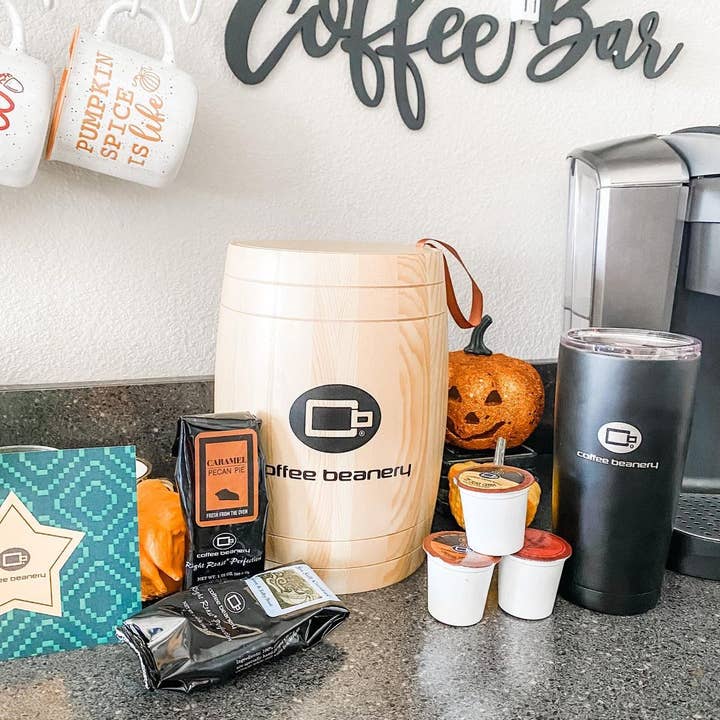 Coffee Beanery - Wholesale Ground Coffee - Caramel Pecan Pie Flavored Coffee | 1.75 oz One Pot Sampler2