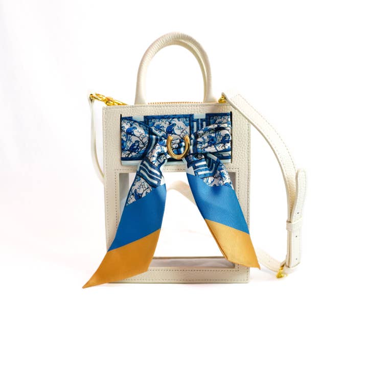 Mini Calista Clear + Monos Chinoiserie (Azul) Twillionaire (WS) para venta al por mayor de Hampton Road Designs