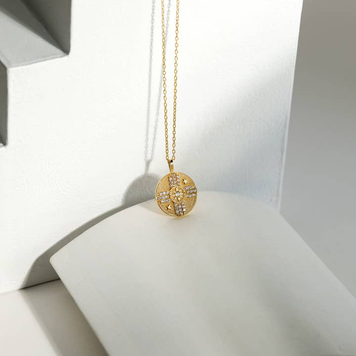 Claire Necklace | Gold Vermeil for wholesale by Ke Bella Jewelry