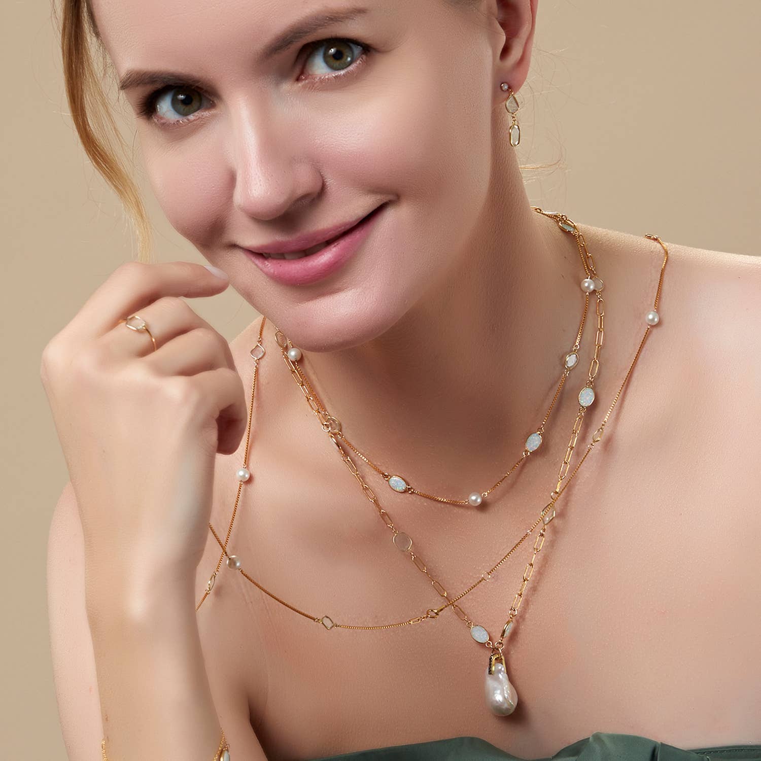 Mabel Chong - Wholesale Single Stone/Solitaire Ring - Moissanite Slice Ring1