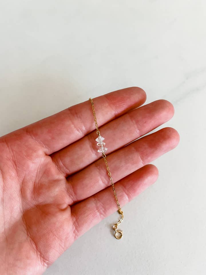 Triple Herkimer Diamant-Armband für den Großhandel von Simply Jules Jewelry