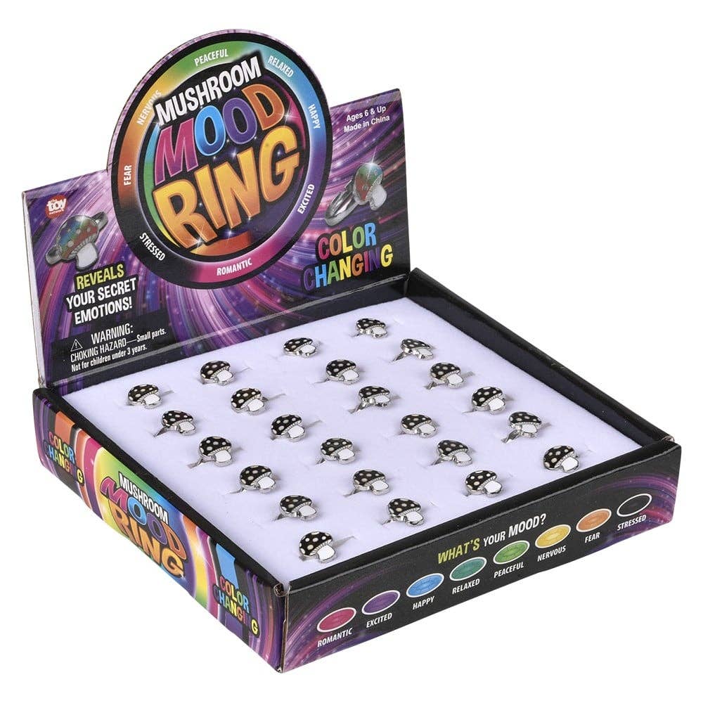 La Luna Bella - Toys - Wholesale Classic Toy - Kids - Mushroom Mood Ring  -LLB Toys5
