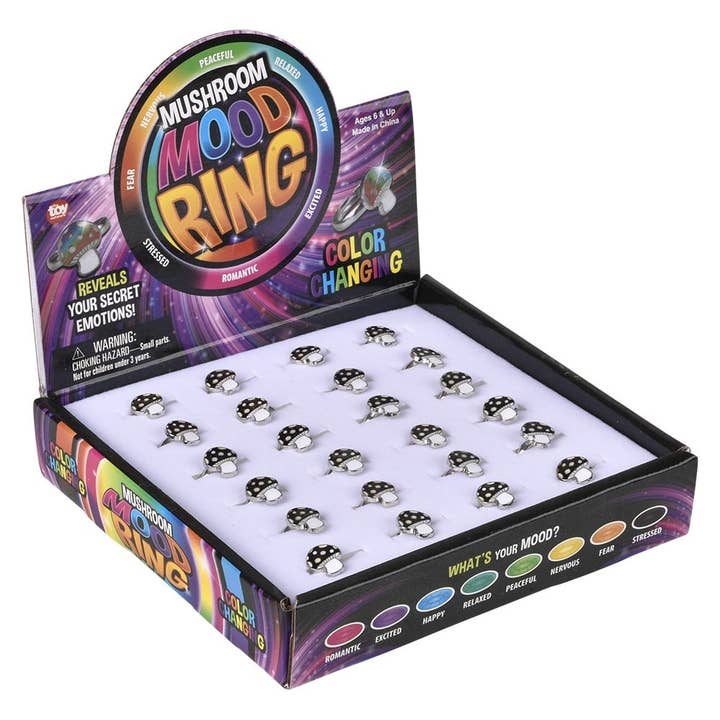La Luna Bella - Toys - Wholesale Classic Toy - Kids - Mushroom Mood Ring -LLB Toys5
