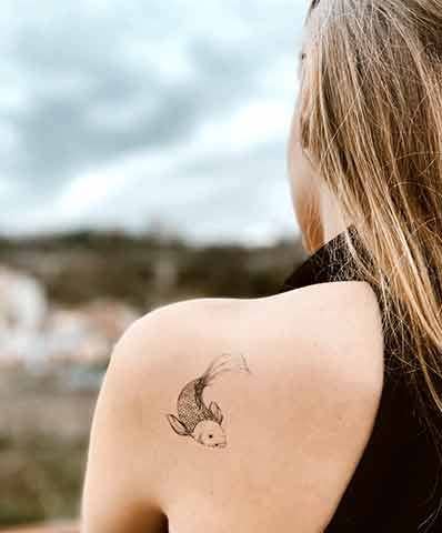 Sioou - Wholesale Temporary Tattoo - Carp1