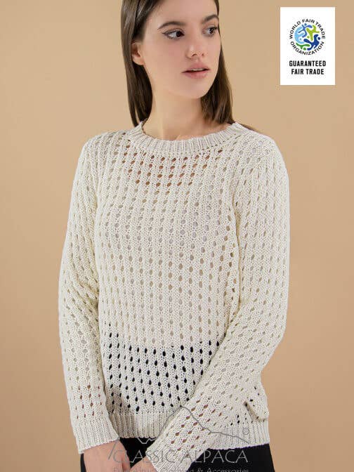 Kristel Alpaca Pullover for wholesale by Classic Alpaca
