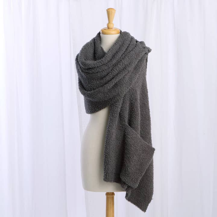 Hadley Wren - Wholesale Wrap - Women's - Cozy Wrap - Gray5