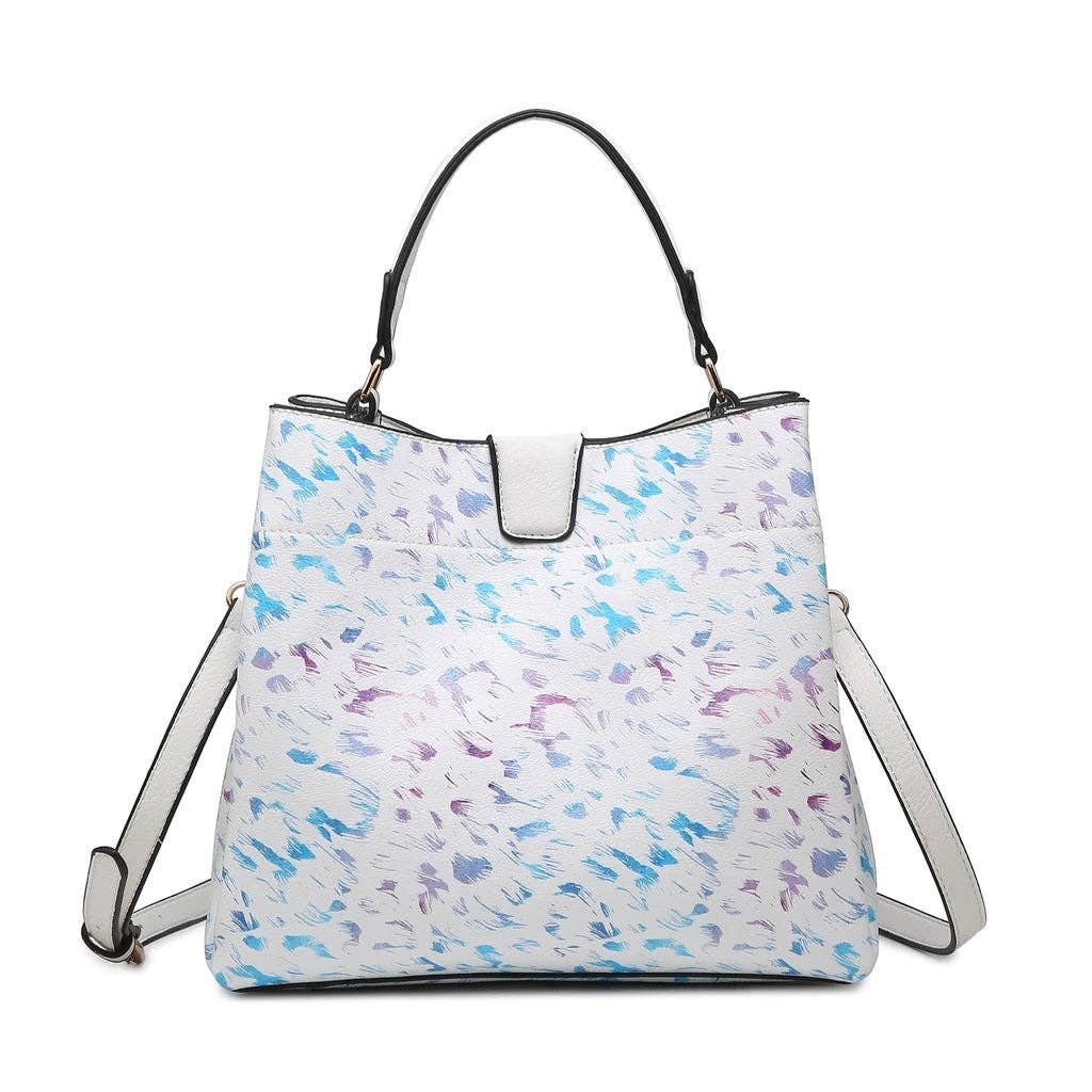 MiMi Wholesale - Wholesale Satchel - Women's - Vegan Leather Satchel With 3-Compartments0