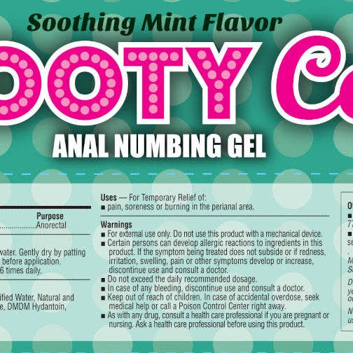 Little Genie Productions - Wholesale Delay Gel - Booty Call Anal Numbing Gel- Mint3