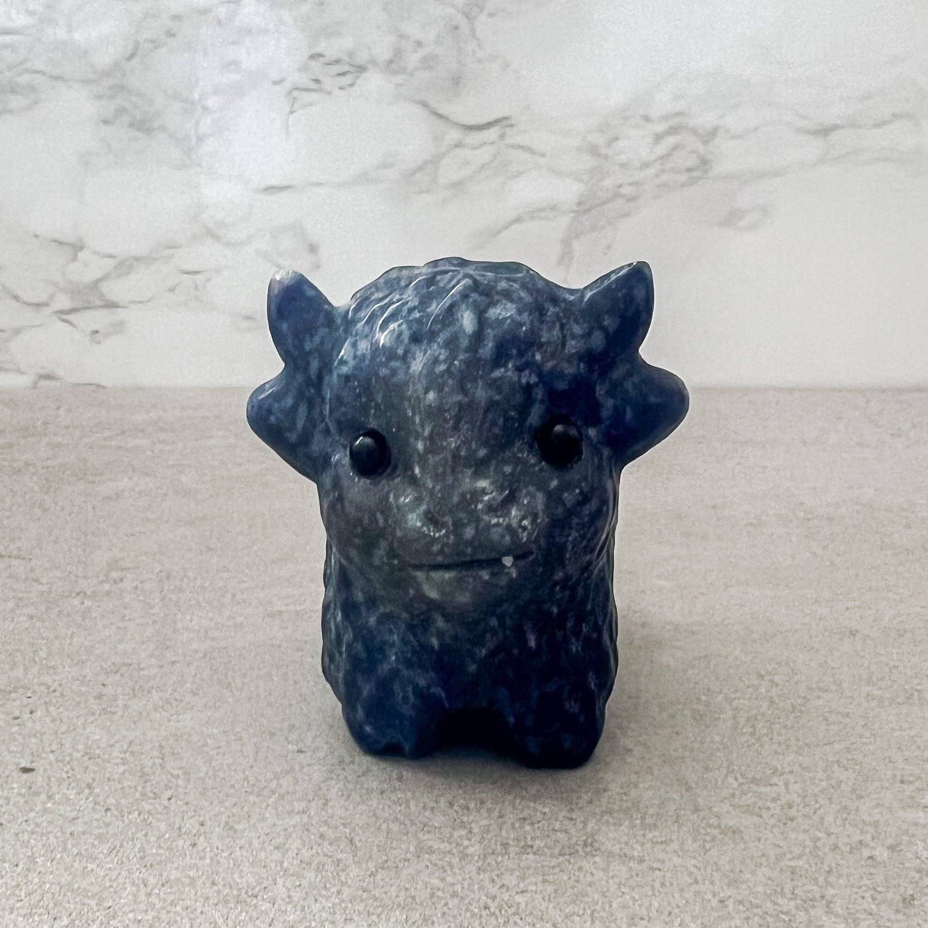 Light Breeze Candle Co. - Wholesale Decorative Figurine - Handcrafted Crystal Cattle & Sheep Carving in Multiple Natural Stones2