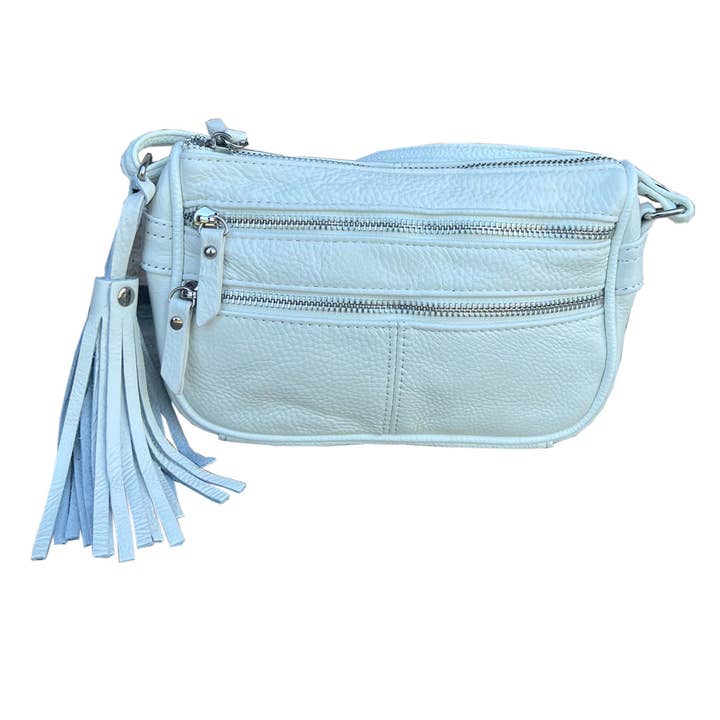 Roma Leathers, Inc. - Wholesale Crossbody Bag - Women's - RM509 cowhide leather crossbody shoulder bag7