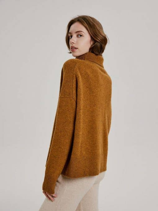 Turtleneck Yak-Wool Pullover for wholesale by NAP