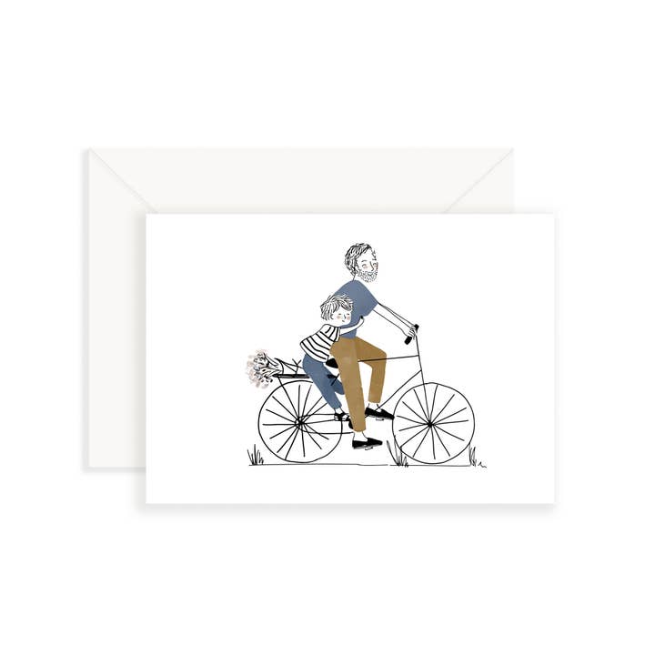 Carte Bike Ride Dad Boy pour la vente par MY LOVELY THING
