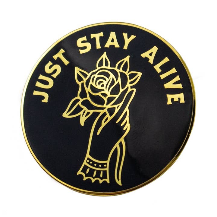 Pretty Bad Co - Venta al por mayor Botón/prendedor - Pin Just Stay Alive0