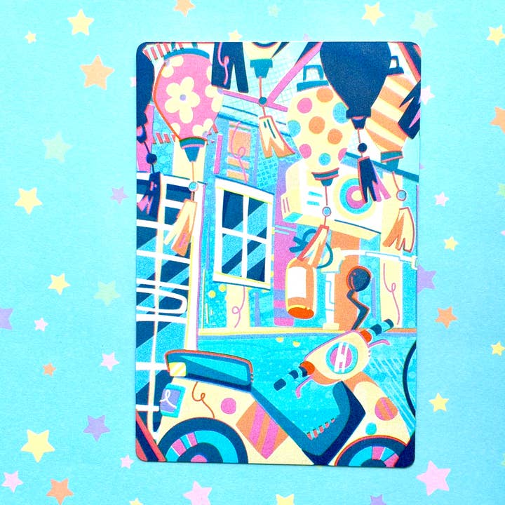 illumerie - Wholesale Postcard - Malaysia Penang Motorcycle Travel Postcard3