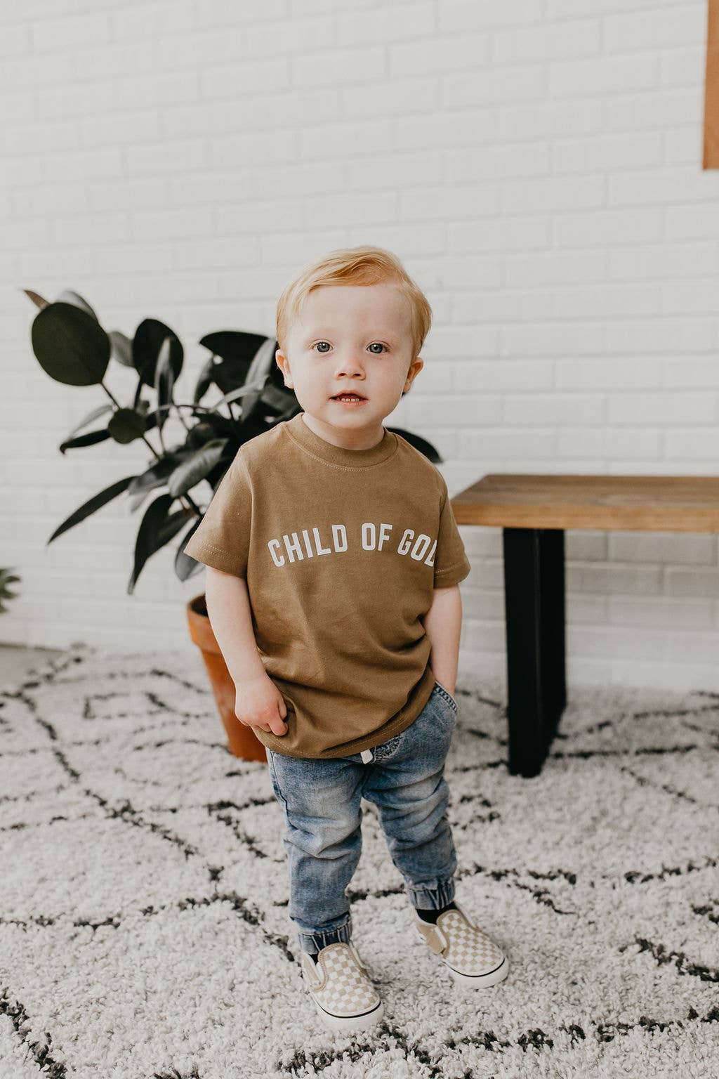 Little & Brave - Wholesale Screen Printed T-Shirt - Kids - Child of God, faith based, Christian apparel for kids.3