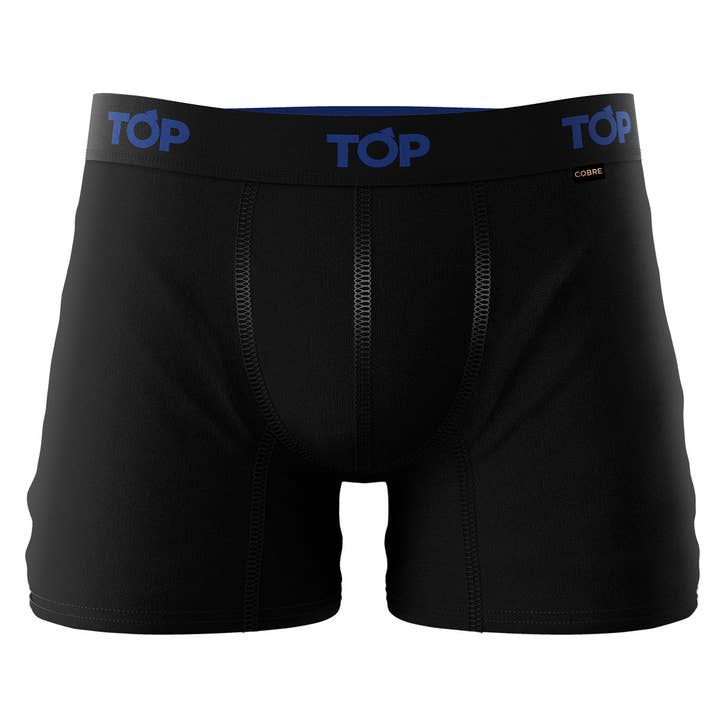 TOP - Vendita all'ingrosso Intimo - Uomo - Boxer da uomo in cotone e rame, confezione da 3 colori3