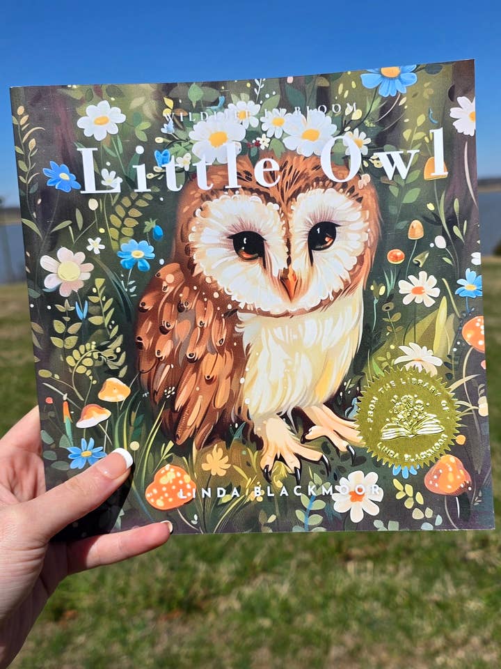 Wildlife in Bloom: Little Owl for wholesale by Author Linda Blackmoor