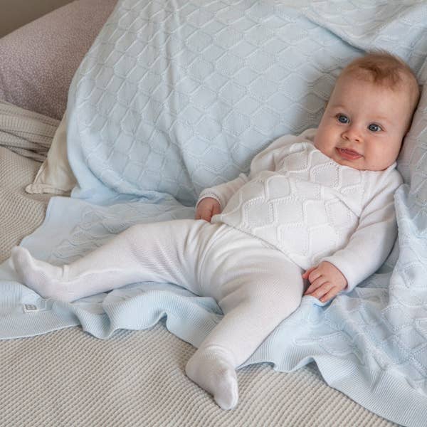 Blank 100% Cotton White Met Set for wholesale on Faire2