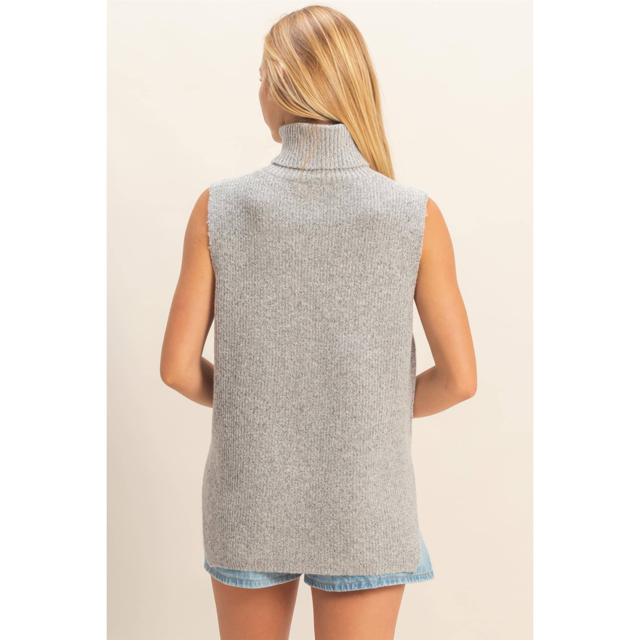 HYFVE – Großhandel Pullunder – Damen – Ärmelloser Rollkragenpullover-Weste6