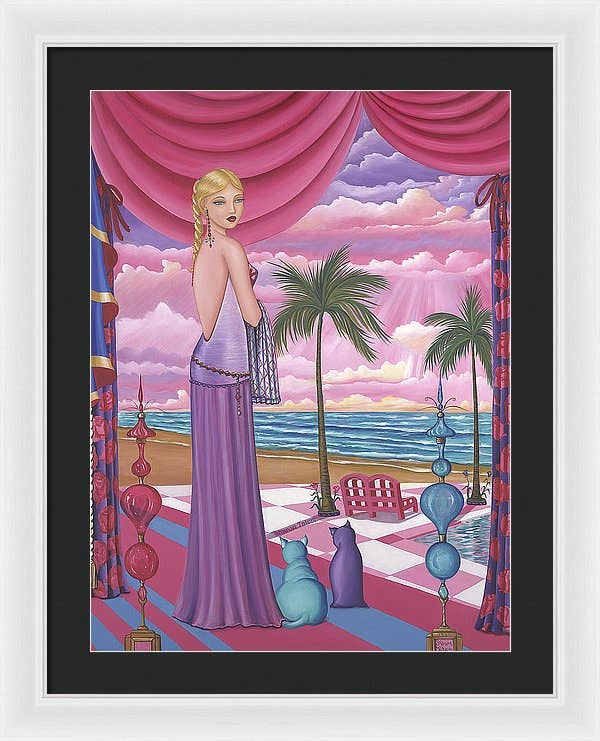 Sharon Tatem Fashion LLC - Wholesale Art Print - Melissa - Framed Print27