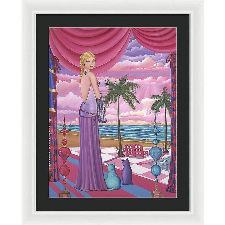 Sharon Tatem Fashion LLC - Wholesale Art Print - Melissa - Framed Print27