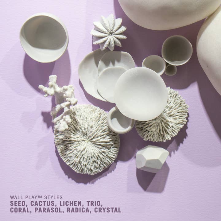 Gold Leaf Design Group - Wholesale Wall Accent - Seed Wall Play™ SEED Off-White Set/1011