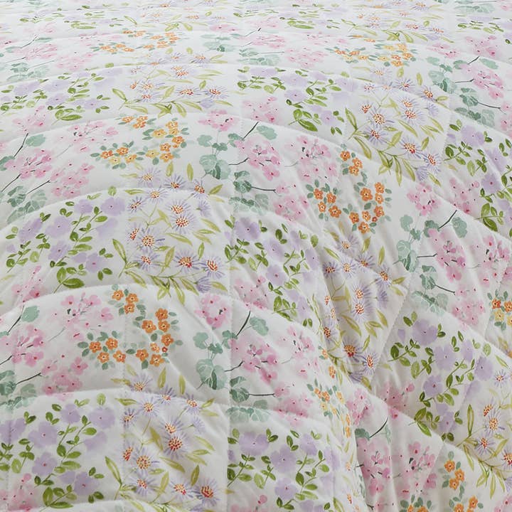 UW Home - Wholesale Quilt - Edith Bedspread by Dreams & Drapes in Lilac 200cm X 230cm2