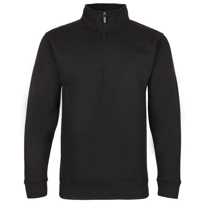 Fort Workforce 1/4 Zip Sweatshirt, with Brushed Fleece Inner for wholesale by TuffStuff Workwear