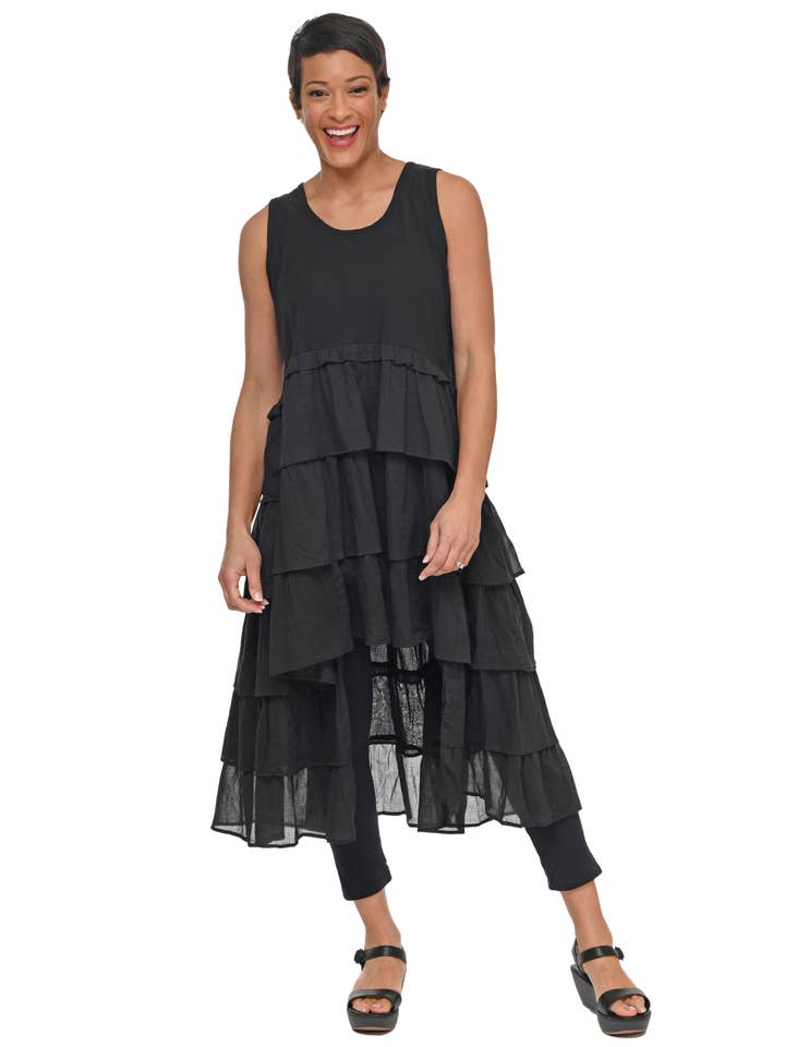 Tulip Clothing - Wholesale Dress - Women's - CS110 Rio Dress in Black*