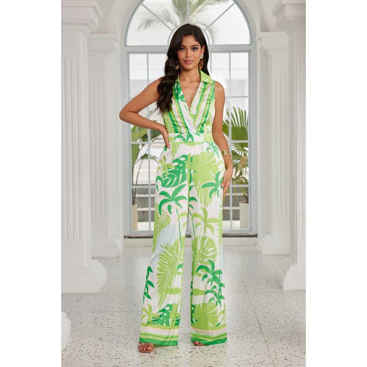 Chicways - Wholesale Jumpsuit - Women's - Printed Jumpsuit