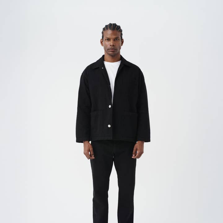 DENIM OVERSHIRT BLACK and other Purchase Wholesale overshirt. Free Returns & Net 60 Terms on Faire trending on Faire.