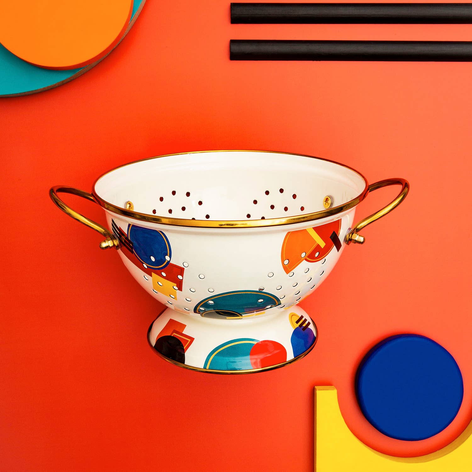 Darling Spring - Vendita all'ingrosso Scolapasta - Scolapasta smaltato Bauhaus11