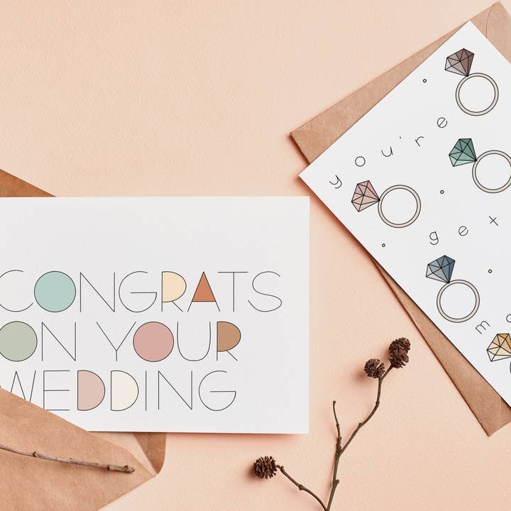 Simply Happy Paper - Wholesale Engagement Card - You're Getting Married Engagement Card5