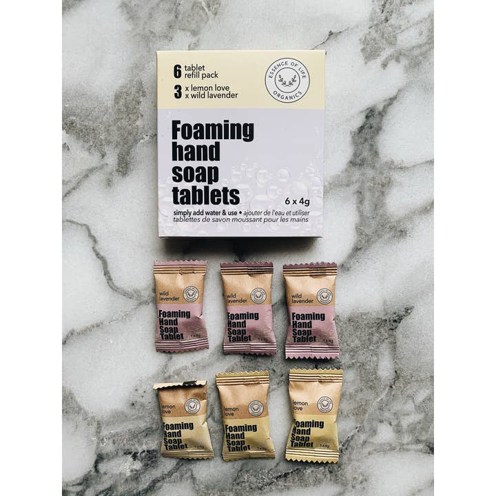 Essence of Life Organics - Wholesale Hand Soap/Wash - Foaming Hand Soap Tablets2