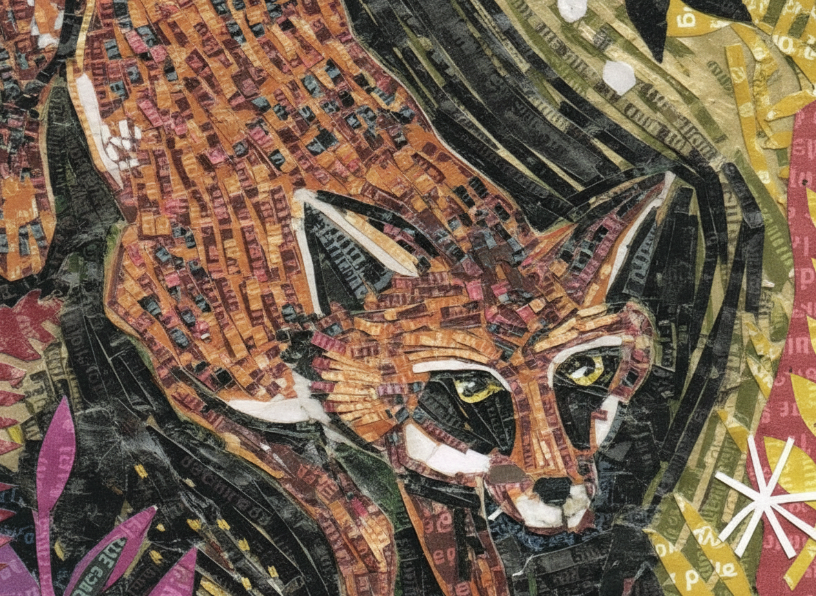 Jamie Poole – wholesale Art print – The Vixen A3 Print on Silk Stock2