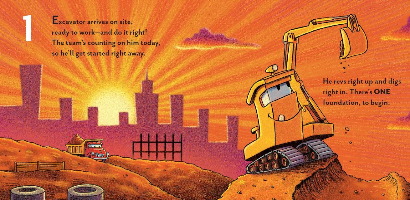 Chronicle Books - Wholesale Preschool Book (3-5) - Excavator's 1231