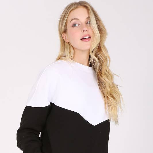 Color Block Fleece Crew Neck Sweatshirt and other Purchase wholesale two tone sweatshirt. Free returns & net 60 terms on Faire trending on Faire.