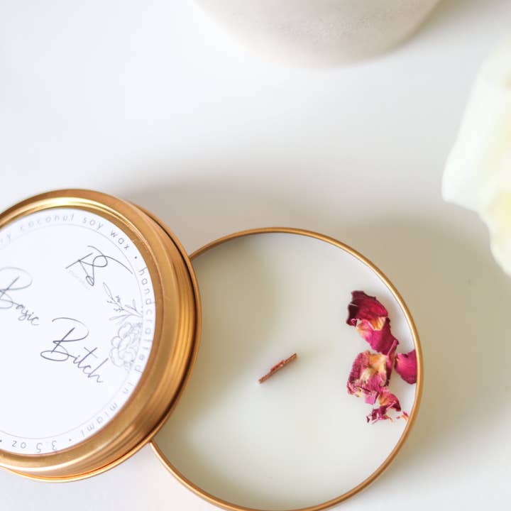 RoomSmells - Wholesale Travel Candles - Basic Bitch - 3.5 oz2