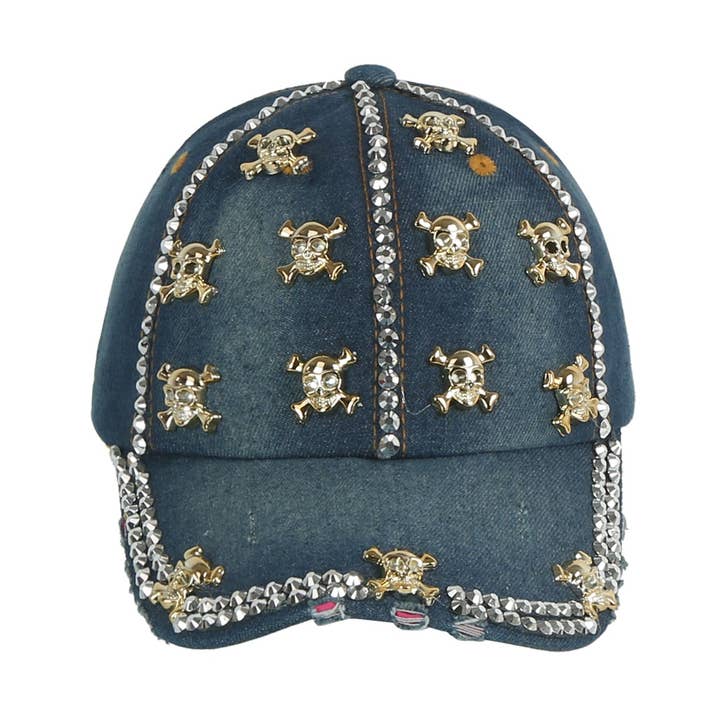 Skull And Stone Decorative Cap for wholesale by Handbag Express