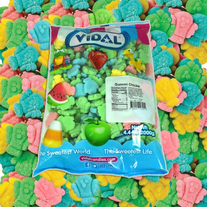 Vidal Gummi Chicks Sugared 4.4lb - 1ct for wholesale by I Got Your Candy