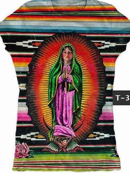 Cielito Lindo - Vente T-shirt sérigraphié – femme - Tee-shirt Vierge de Guadalupe