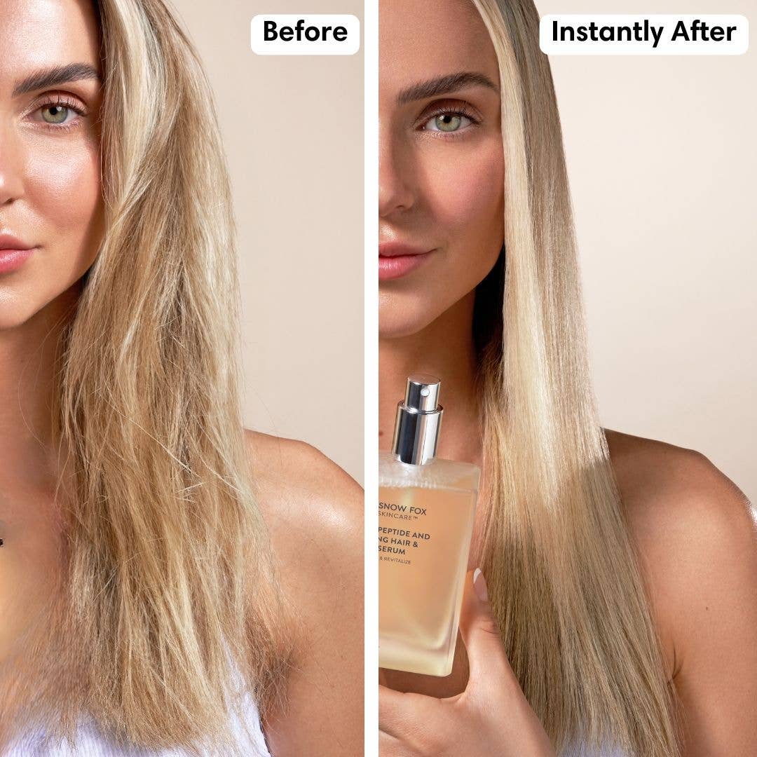 Snow Fox Skincare - Wholesale Hair Serum - Tetrapeptide And Ginseng Hair & Scalp Serum2