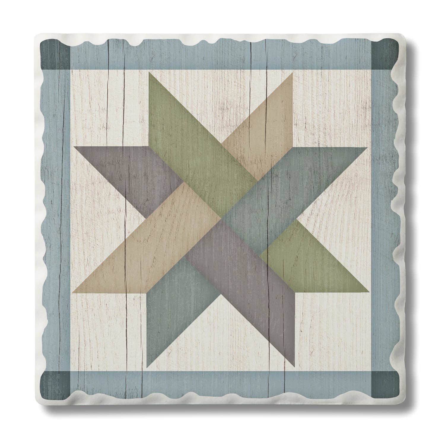 CounterArt/Highland Home/Thirstystone - Vendita all'ingrosso Espositore per rivenditori - Espositore singolo preconfezionato di sottobicchieri Barn Quilts7