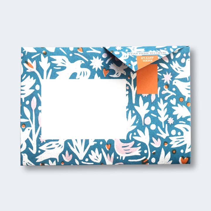 pigeonposted - Wholesale Stationery/Notecard Set - Fiesta Pigeon letter pack
