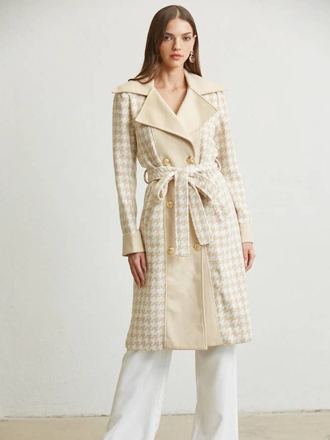 Cerci - Massief geweven trenchcoat voor wholesale door Rose Paulino