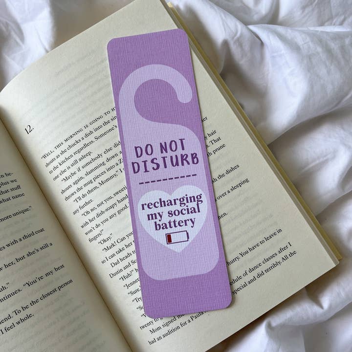 Fleurs on Sunday - Wholesale Bookmark - Do Not Disturb Bookmark Series | Cute Romantic Bookmarks2