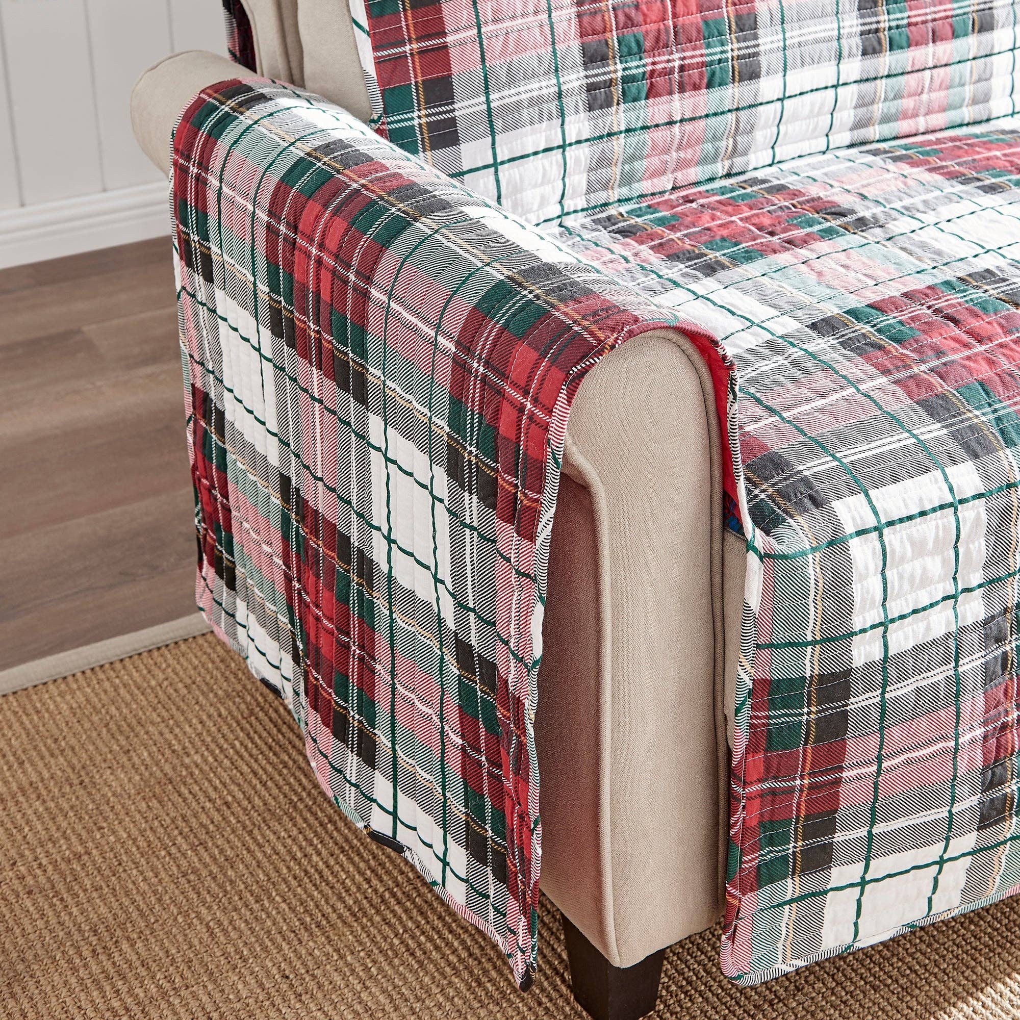 Levtex Home – Capa para cadeira/sofá por atacado – Capa de Mobiliário Spencer Xadrez3