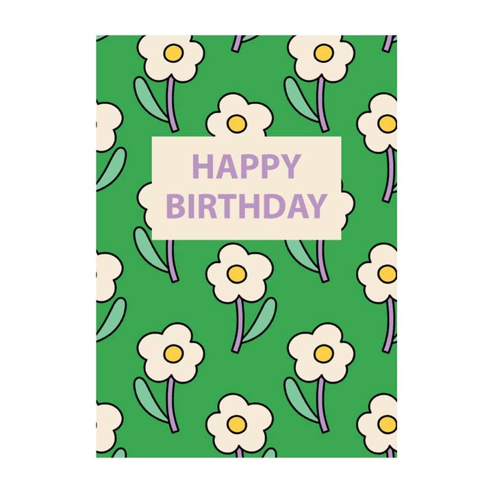 Postkarte "Happy Birthday 7" für den Großhandel von Kaufhaus Mitte